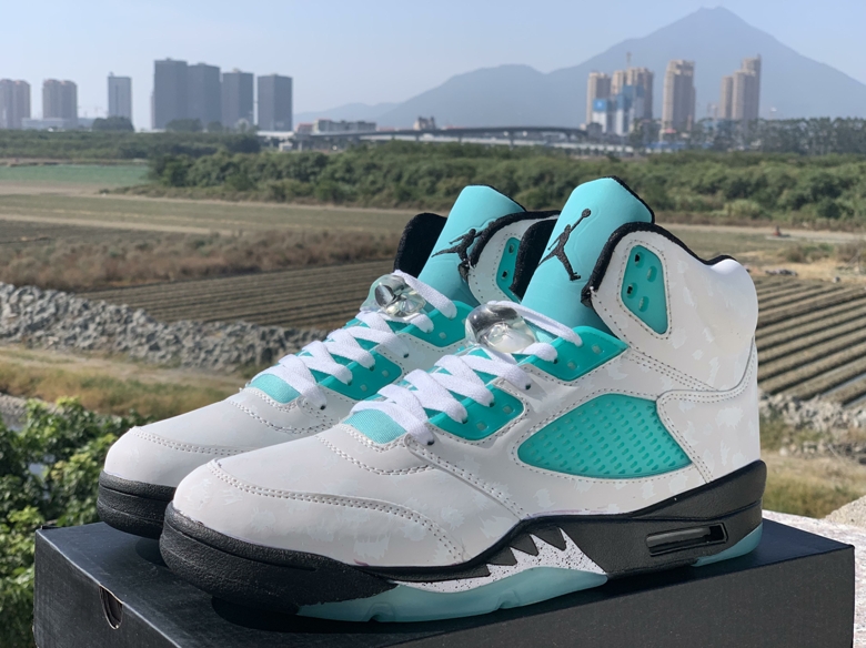 2019 Air Jordan 5 Retro Island Green 3M